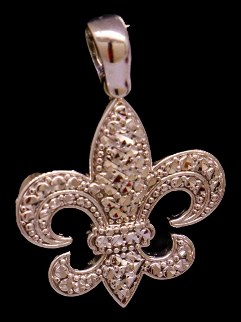14K White Gold Pendant